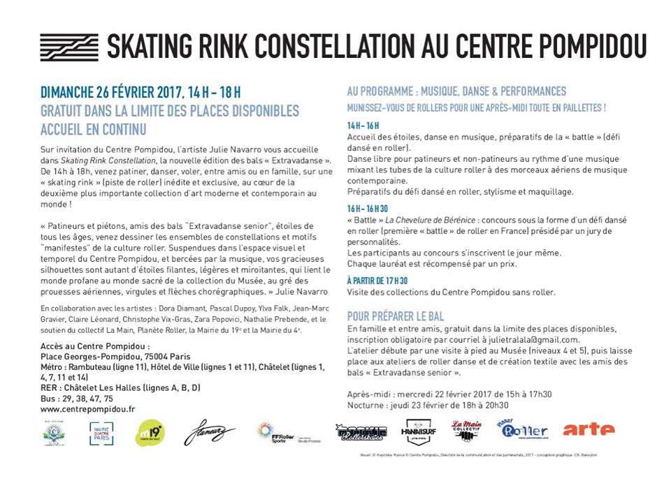 Programme extravadanse roller skating pompidou
