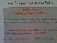 Lire la suite : Concours signalétique EGP18 jusqu'au 21 janvier 2010
