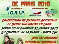 Lire la suite : Open International de Paris de Patinage Artistique et Danse sur Patins en Ligne - 30/31 Janvier 2010