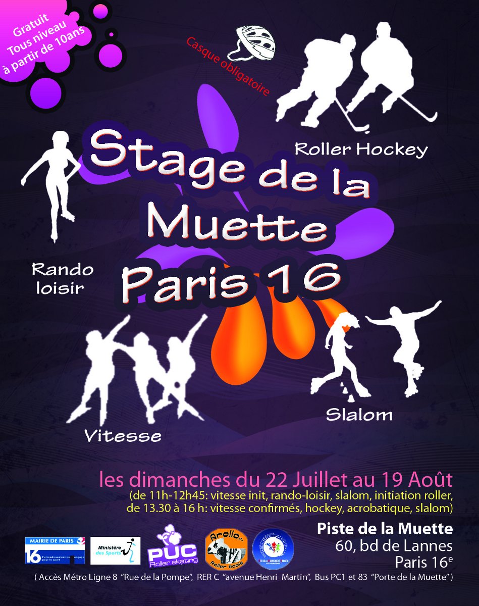 Les stages roller de la muette 2012